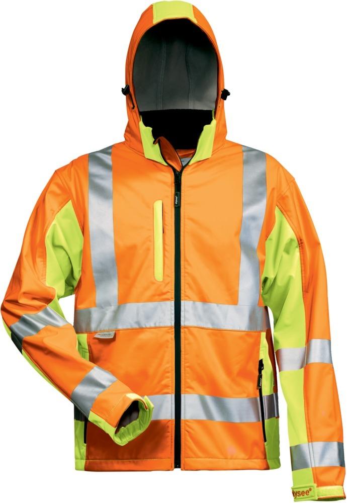 Produktbild Elysee Warnjacke Hoss Softshell orange gelb Gr. M