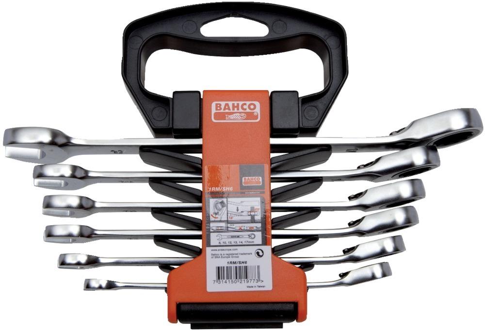 Produktbild Bahco Knarren-Ringmaulschlüssel Satz 8-17mm