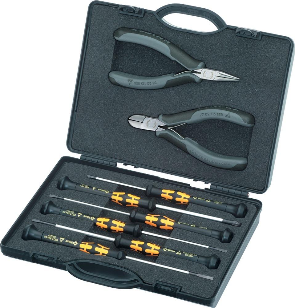 Produktbild Knipex Elektronikzangen-Set 8tlg. ESD