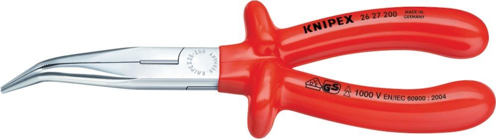 Produktbild Knipex Storchschnabelzange 200mm gewinkelt VDE