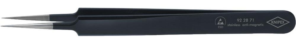 Produktbild Knipex ESD-Pinzette Nadelform 110mm schwarz
