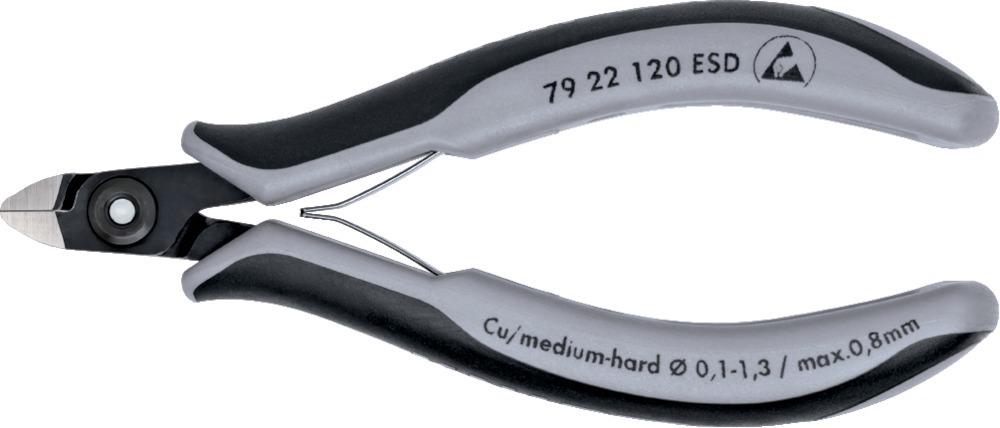 Produktbild Knipex Präz. Seitenschneider 120mm Nr.7922 ESD