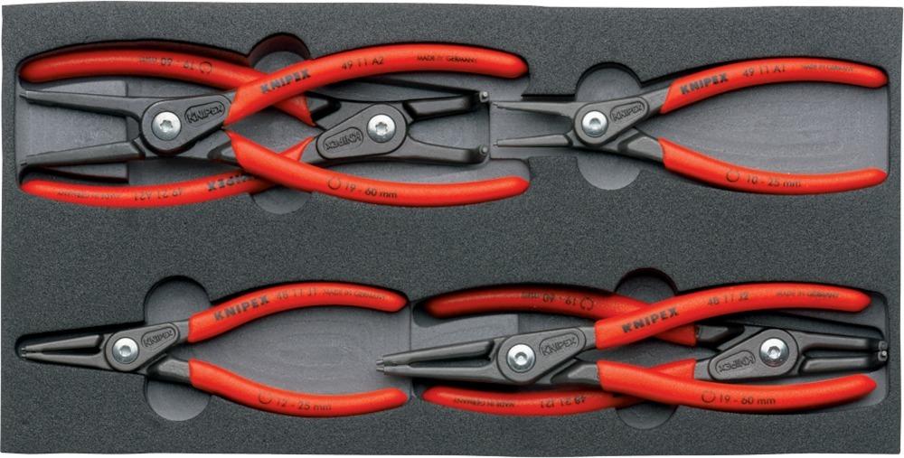 Produktbild Knipex Präzisions Sicherungsringzangeset 6 tlg. SRZ