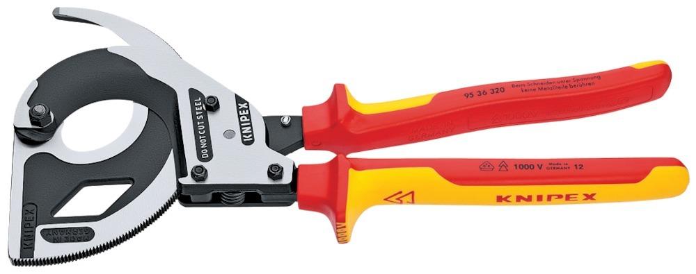 Produktbild Knipex Kabelschneider Ratsche 320mm VDE 2K-Hülle