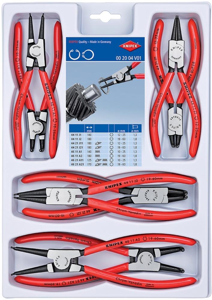 Produktbild Knipex Sicherungsringzangenset 8tlg. Schaummodul