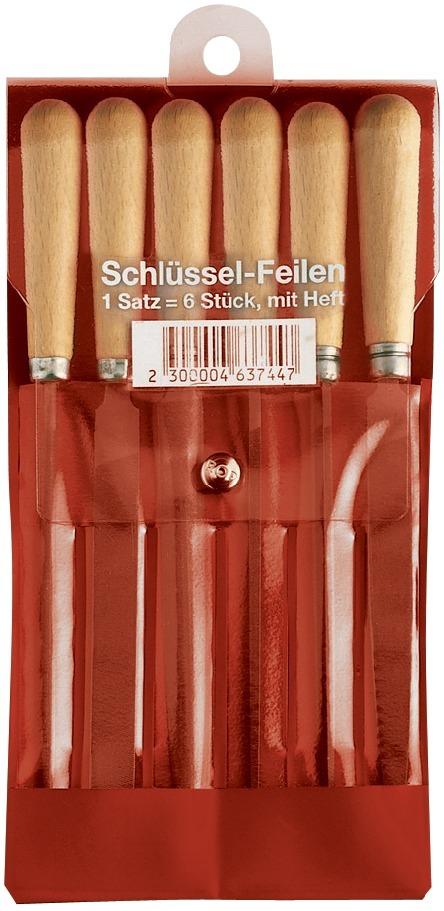 Produktbild Fortis Schlüsselfeilen-Satz 100mm H2 Tasche