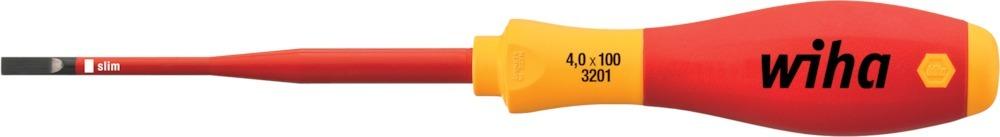 Produktbild Wiha Schraubendreher slimFix VDE 3,5x0,6x100mm SF