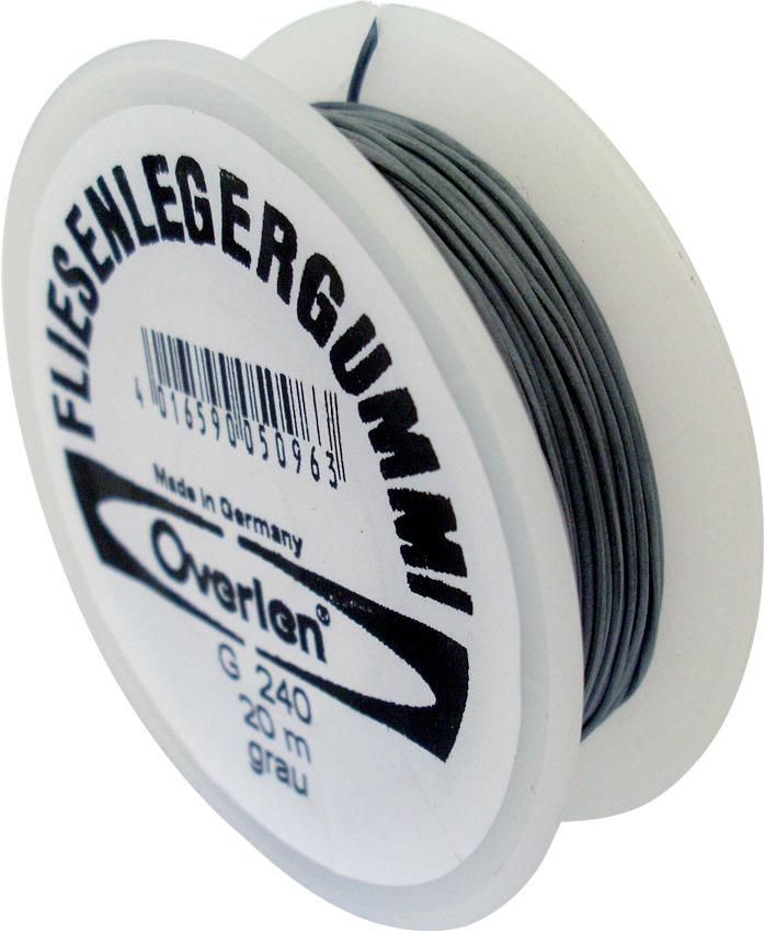 Produktbild Overmann Fliesenleger Gummi 20m grau