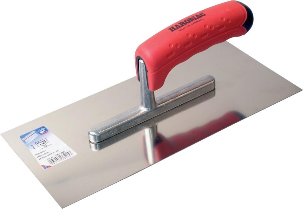 Produktbild Haromac Glättekelle m. Soft-Griffohne Zahnung, rostfrei