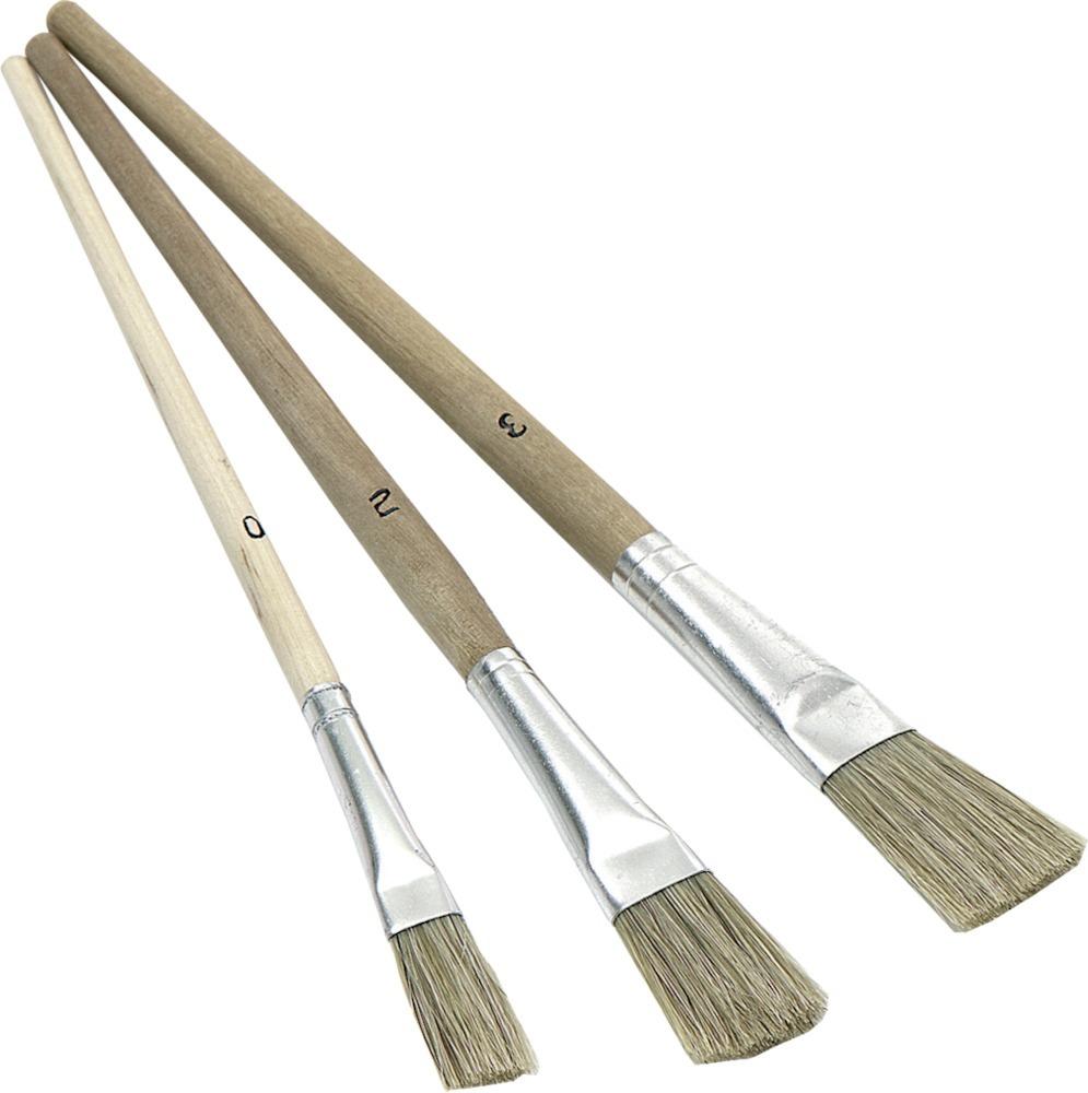 Produktbild Nölle Emaillelackpinsel a 3StückGr.0/2/3 Chinaborst.Nölle