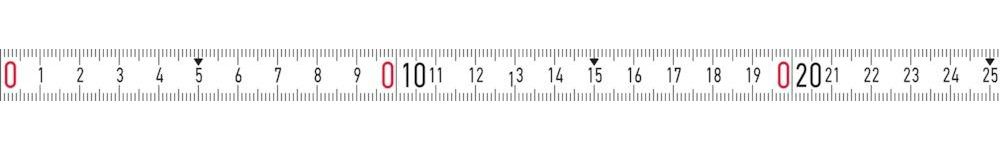 Produktbild BMI Bandmaß weiß 5m x 13mm selbstklebend LNR-SK