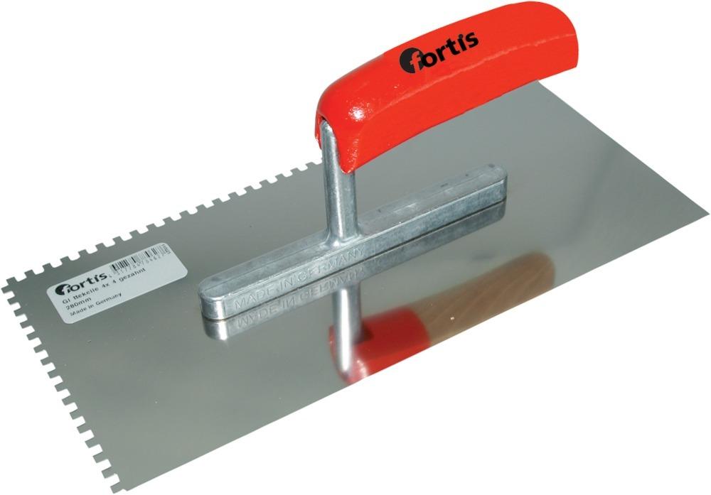 Produktbild Fortis Glättekelle gezahnt 280x130mm 15x15mm