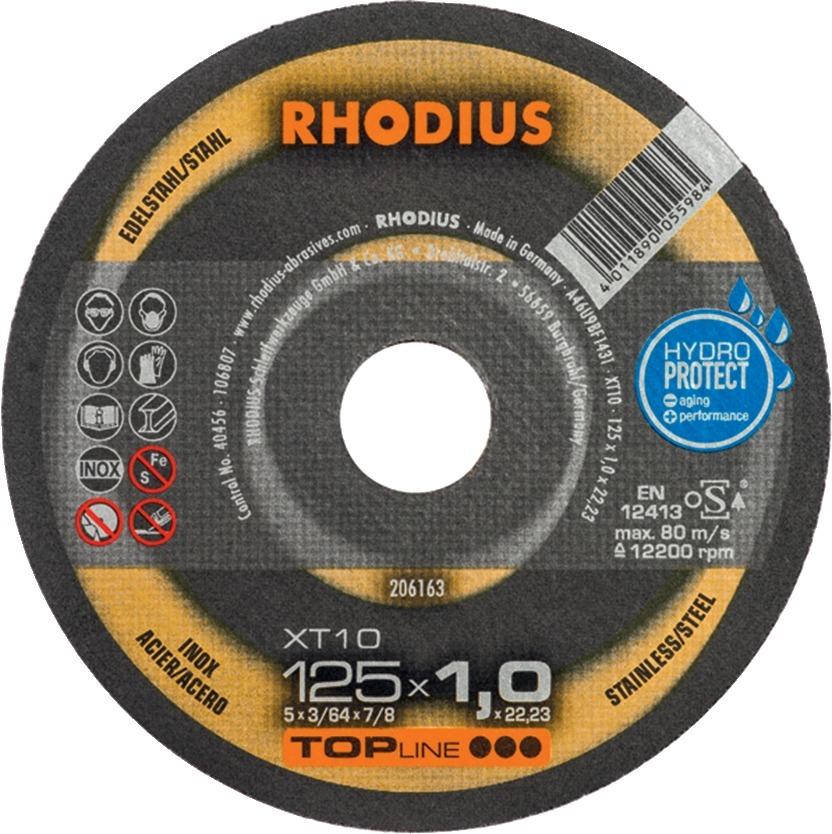 Produktbild Rhodius Trennscheibe XT10 115 x 1,0mm ger.