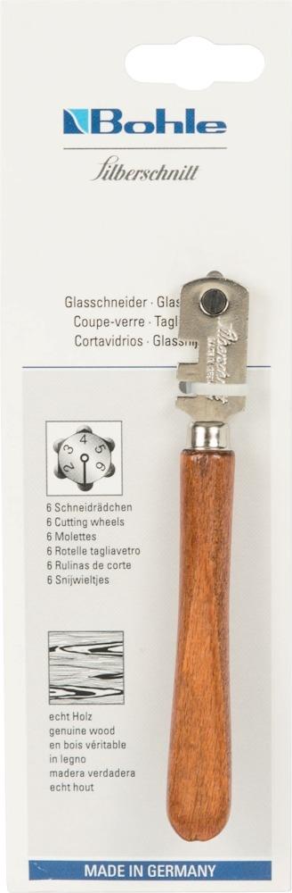 Produktbild Silberschnitt Glasschneider mit Holzheft SB