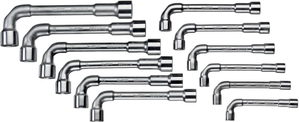 Produktbild Gedore Steckschlüsselsatz abgewinkelt 12tlg. 6kt. doppelt