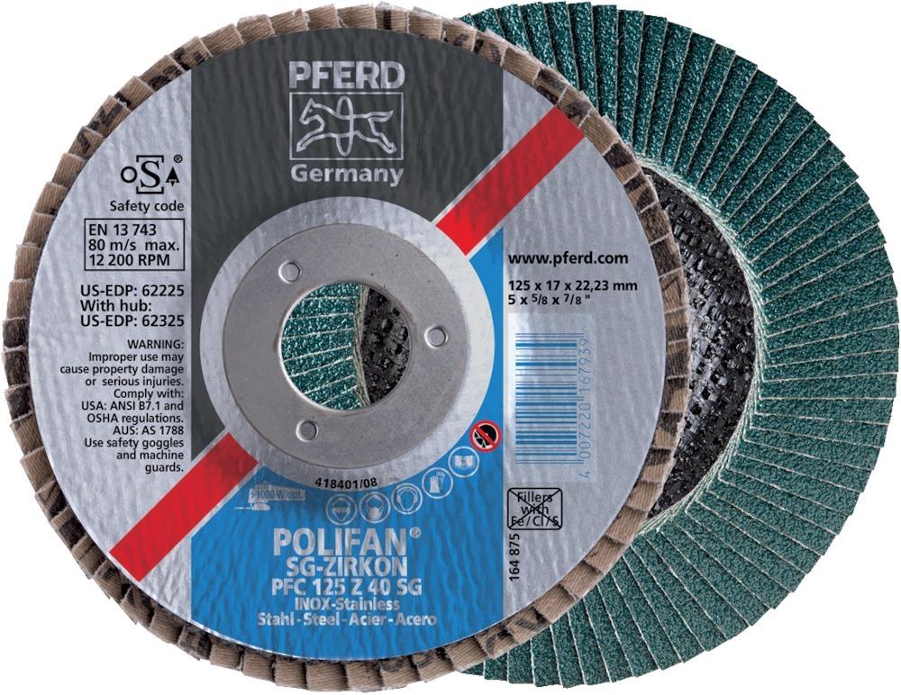 Produktbild Pferd Fächerschleifscheibe Z 40SG 115mm K 40