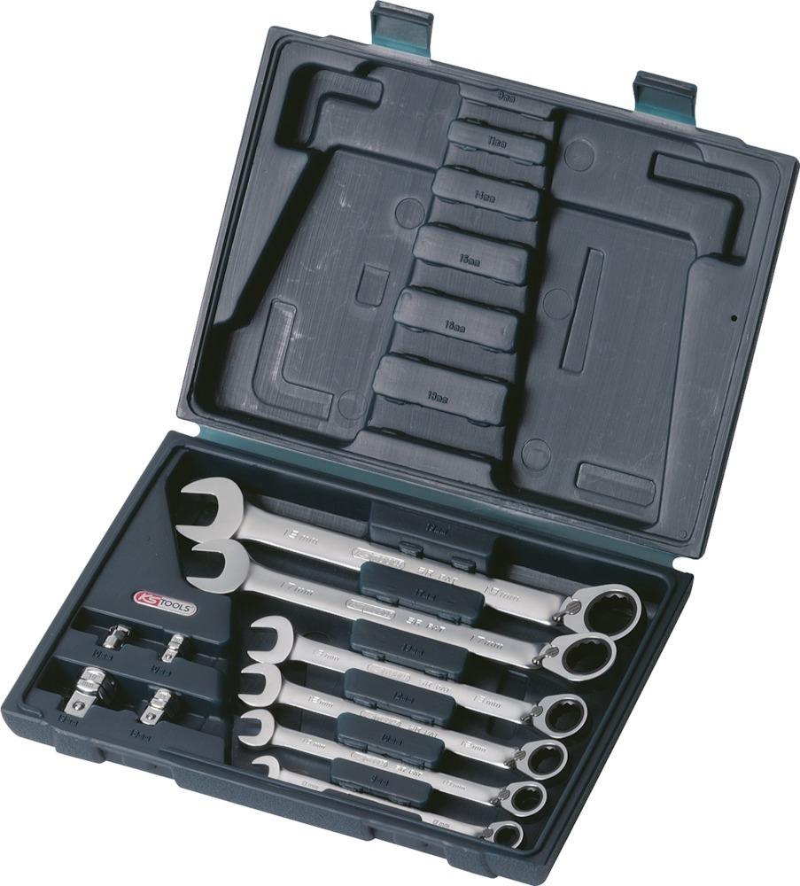 Produktbild KS Tools Ratschenschlüssel-Satz 10-tlg. 8-19mm umschltbar