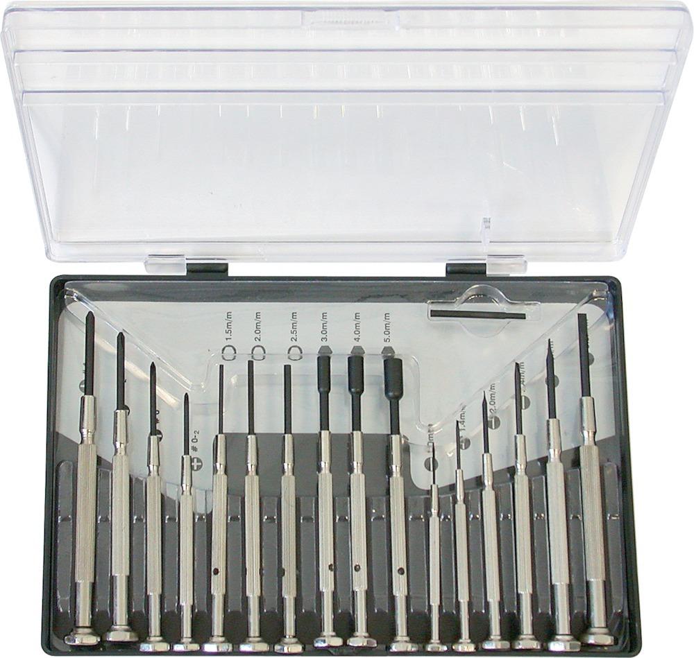 Produktbild Uhrmacherschraubendreher Satz 16tlg.