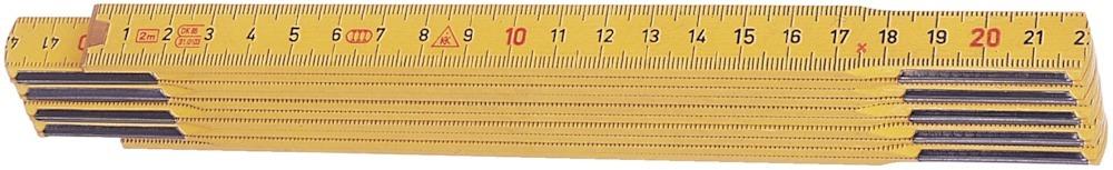 Produktbild Hultafors Gliedermassstab Buche 2mx17mm gelb