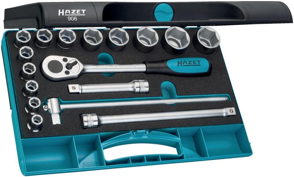 Produktbild Hazet Steckschlüsselgarnitur 1/2" 17tlg. 906