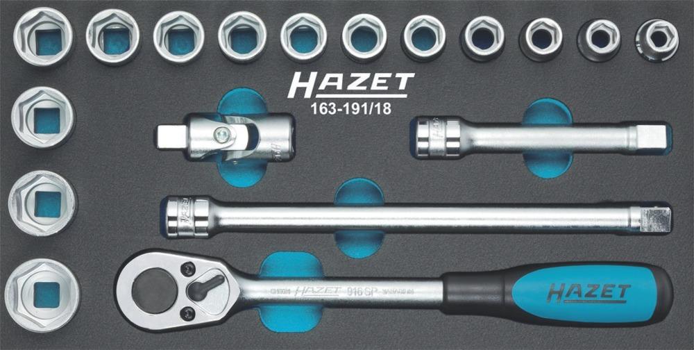 Produktbild Hazet Werkzeugmodul 163-191/18 Steckschlüssel 1/2"