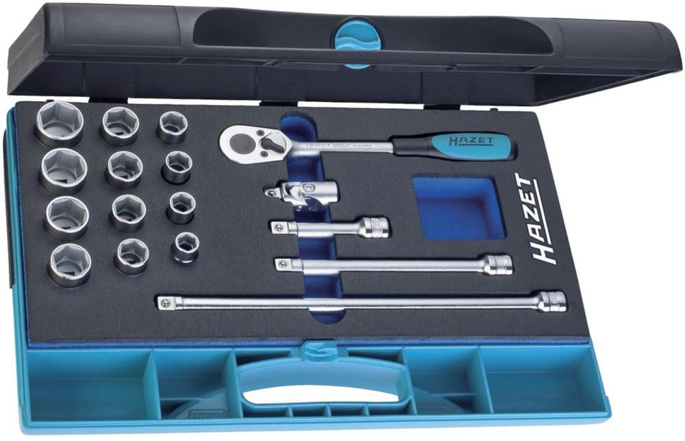 Produktbild Hazet Steckschlüsselgarnitur 3/8" 17tlg. 880/17
