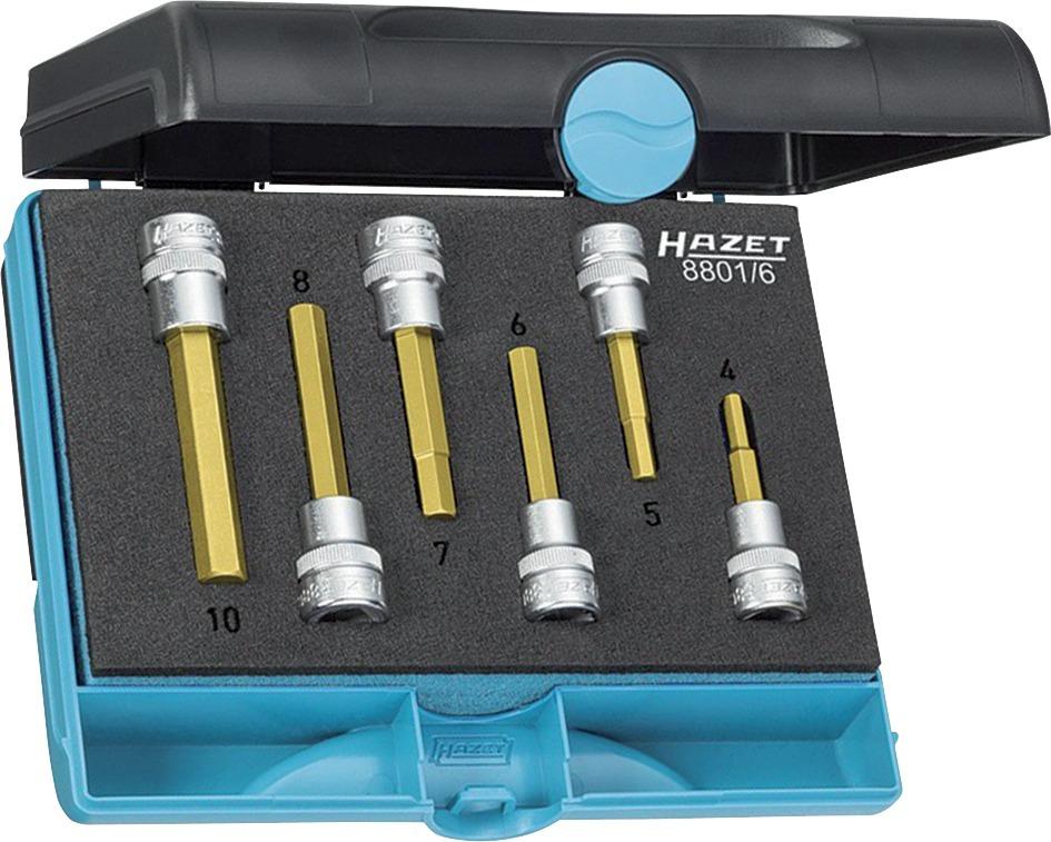 Produktbild Hazet Schraubendreher-Eins.Grt.3/8"6tlg. 4-10mm innen-6kt.