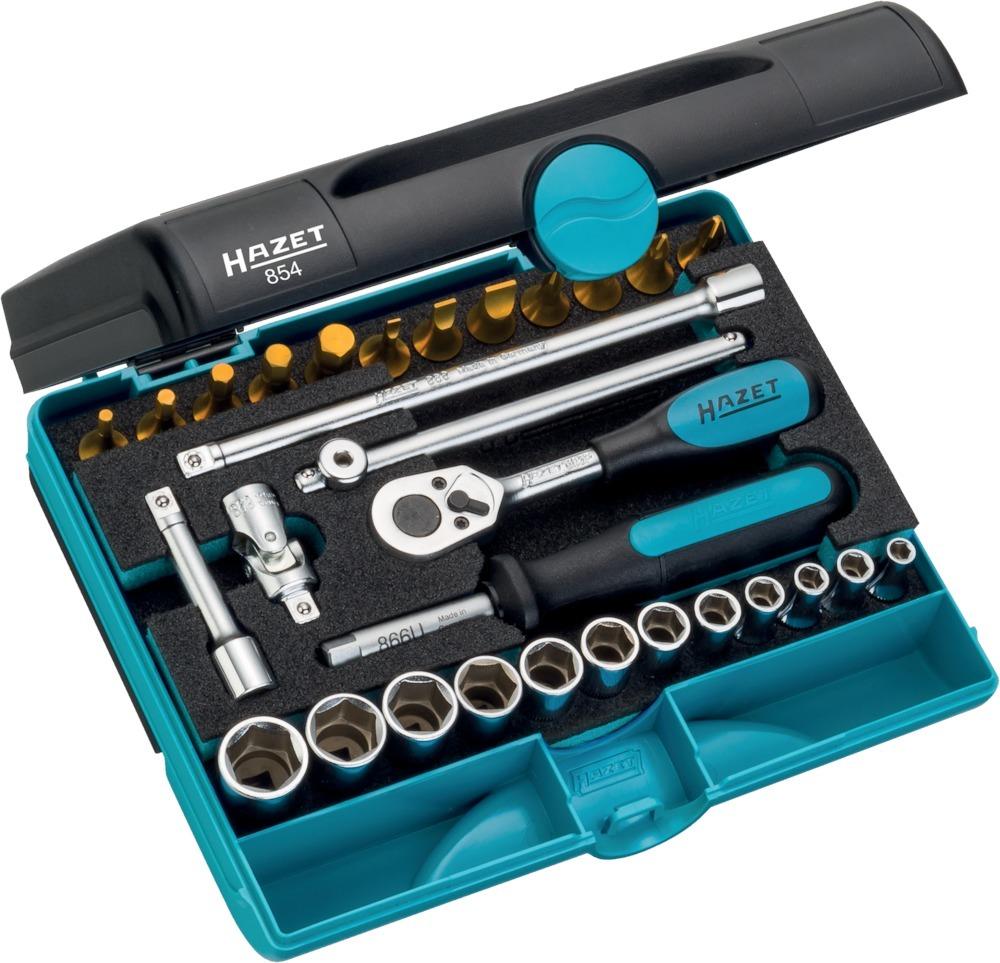 Produktbild Hazet Steckschlüsselgarnitur 1/4" 30tlg. bild 1