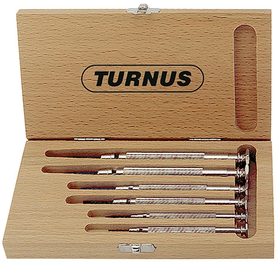 Produktbild Turnus Uhrmacher-Schraubendreher-Satz 6tlg.Schlitz/Kreuz