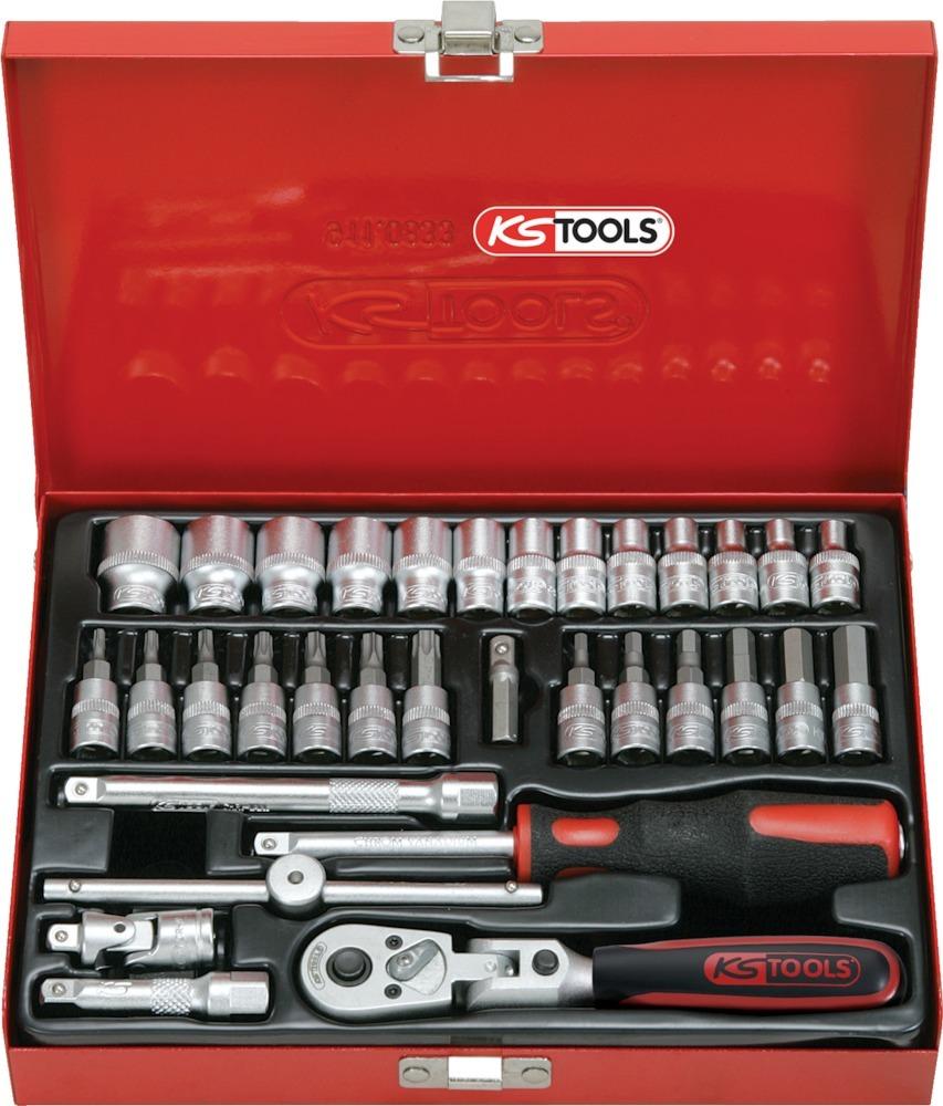 Produktbild KS Tools Steckschlüsselgarnitur 1/4" 33-tlg.