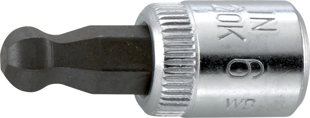 Produktbild Gedore Schraubendreher-Einsatz 1/4" 6 x28mm innen-6kt.Kugelkopf