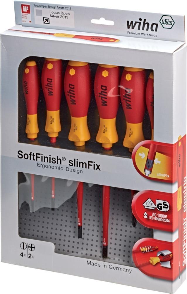 Produktbild Wiha Schraubendreher-Satz VDE 6tlg. slimFix PH
