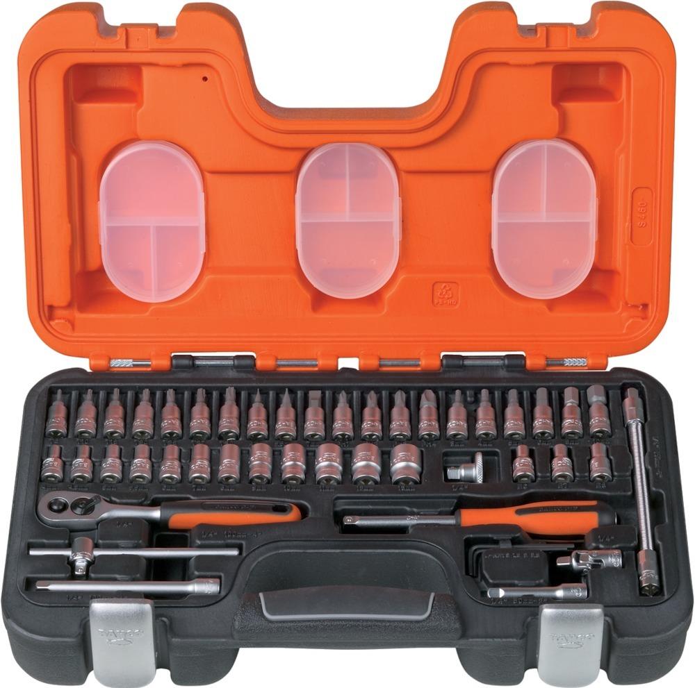 Produktbild Bahco Steckschlüssel-Satz 1/4" 46tlg.