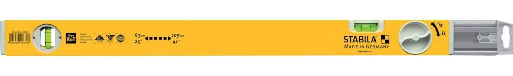 Produktbild Stabila Teleskop-Wasserwaage 80T 63-105 cm