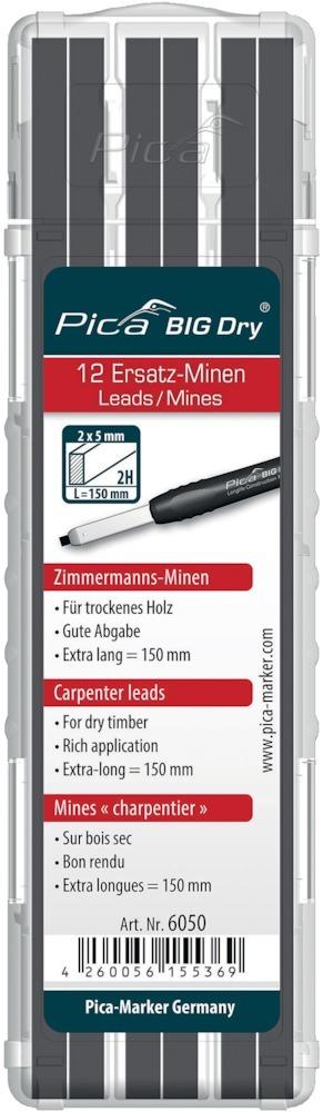Produktbild Pica Ersatzminenset ZimmermannMinen Graphit 2H