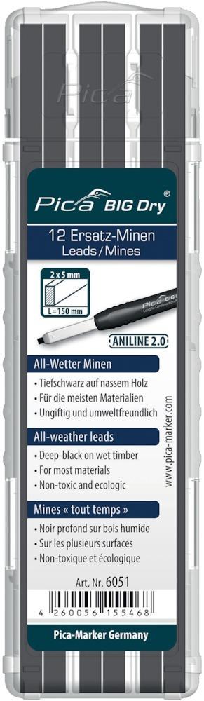 Produktbild Pica Ersatzminenset ANILINE2.0Minen Graphit
