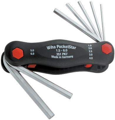Produktbild Wiha Winkelschraubendreher Satz sechskant 7tlg. PocketStar