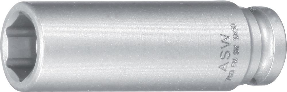 Produktbild ASW Kraft-Steckschlüssel-Einsatz 1/4"10mm Federmag. lang