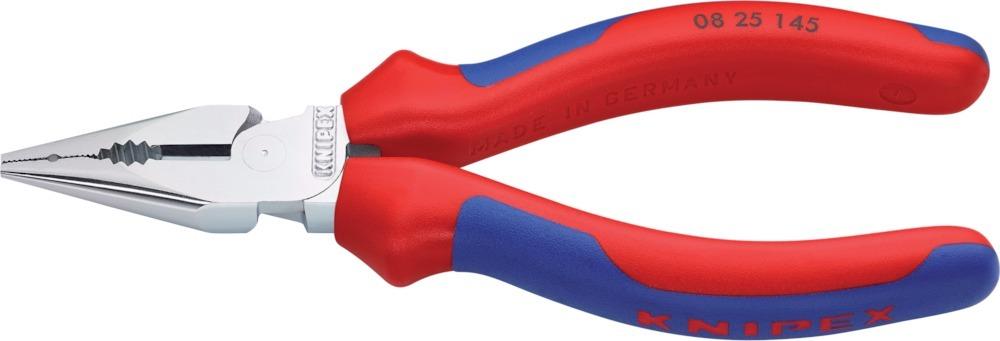 Produktbild Knipex Spitzkombizange verchr. 145mm m.M.K.Griff