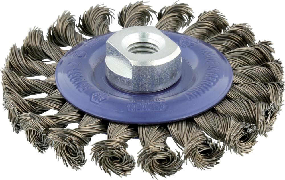 Produktbild Osborn Rundbürste Stahldraht 115x12mm M14x2 gezopft