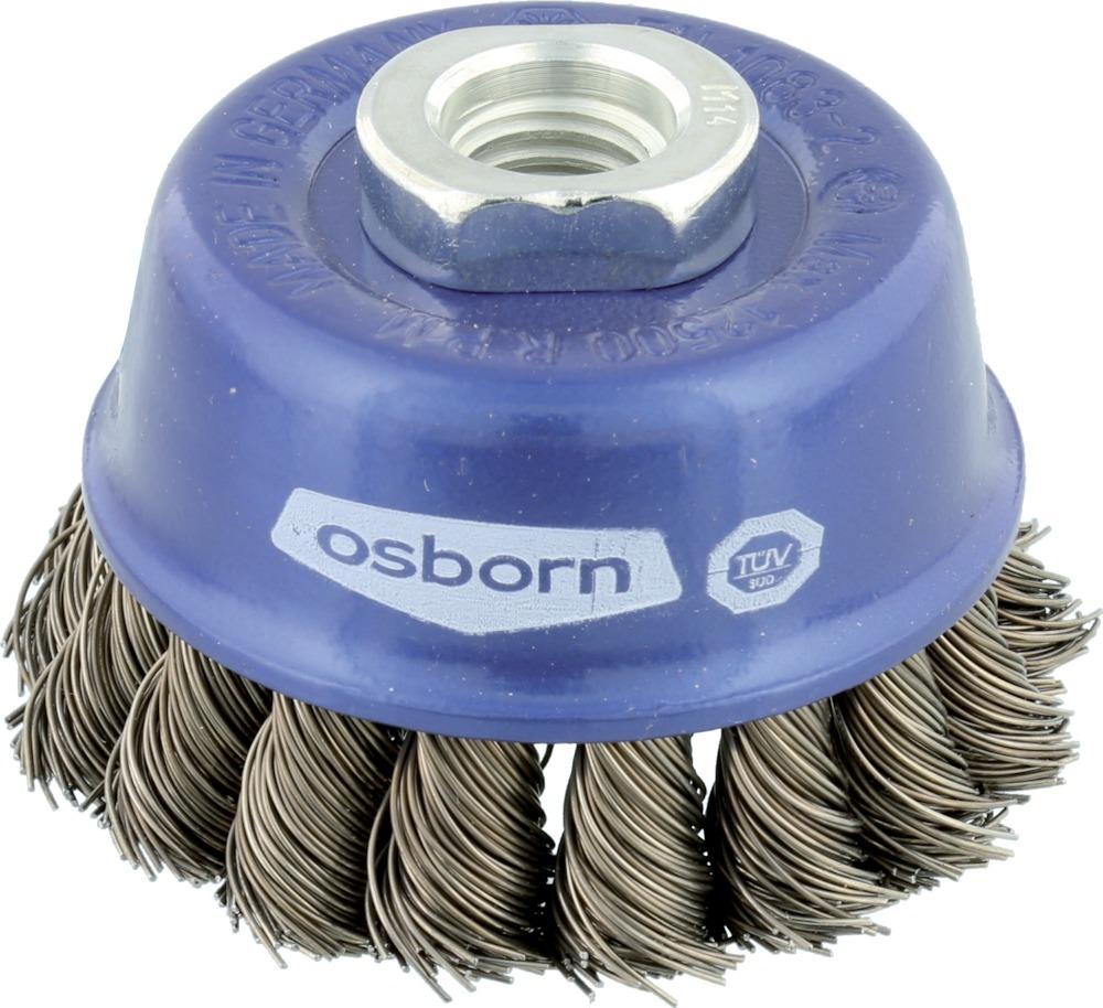 Produktbild Osborn Topfbürste Stahld. M14 100x0,50mm gezopft