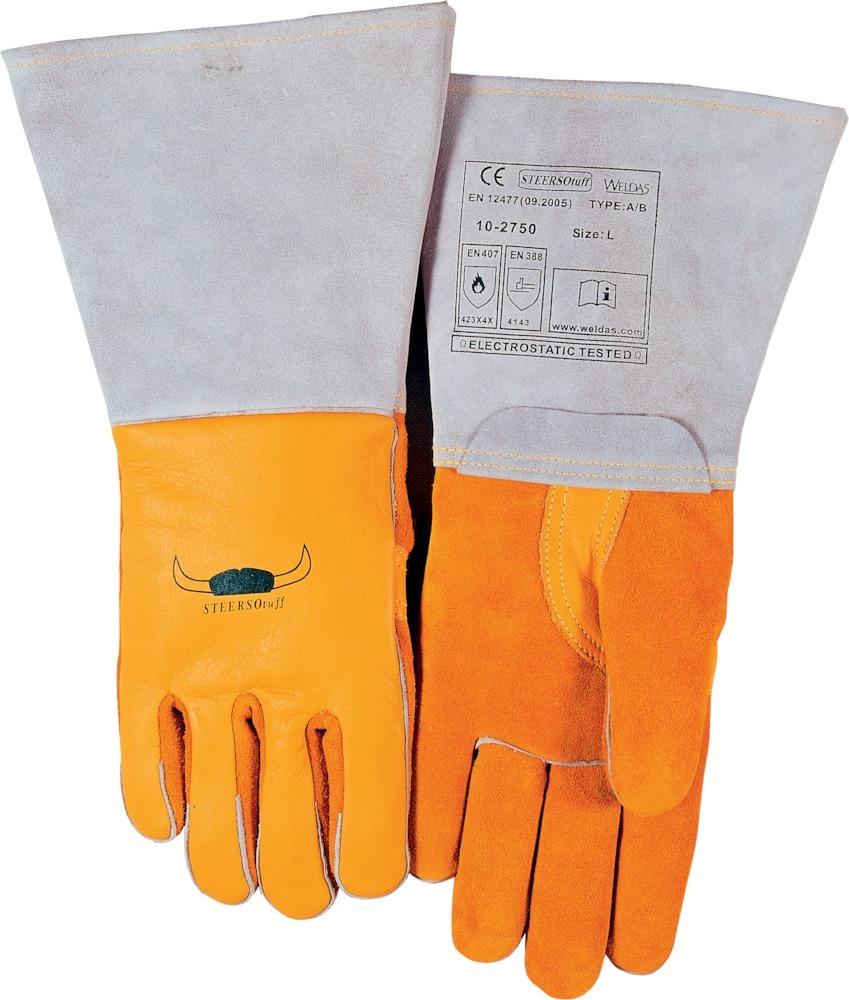Produktbild Weldas Schweißerhandschuh gelb Gr. L 1Paar
