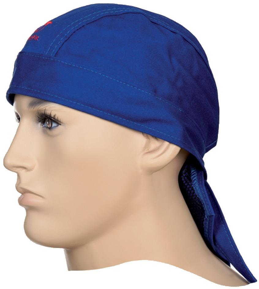 Produktbild Weldas Kopftuch Gewebe, feuer- fest, blau