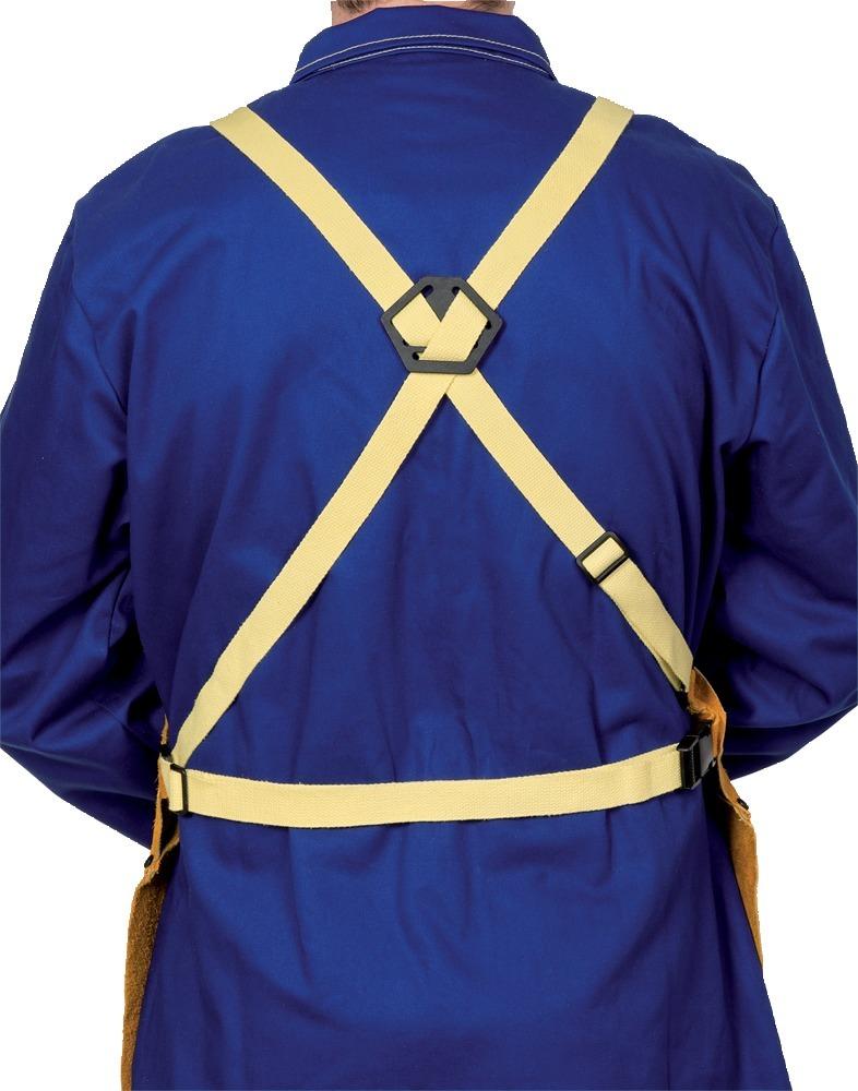 Produktbild Weldas Schürze Spaltleder GB Golden Brown 107x80cm bild 2