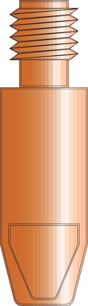 Produktbild Stromdüse M6 1,2 mm - 28mm E-Cu