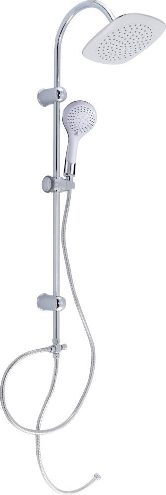 Produktbild Sanitop Wingenroth Überkopf-Brauseset, Teneriffa chrom-weiß