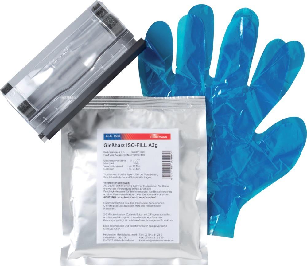 Produktbild Heidemann ISO FLEX Giessharz Set für NYY o. NYM-Kabel bild 2