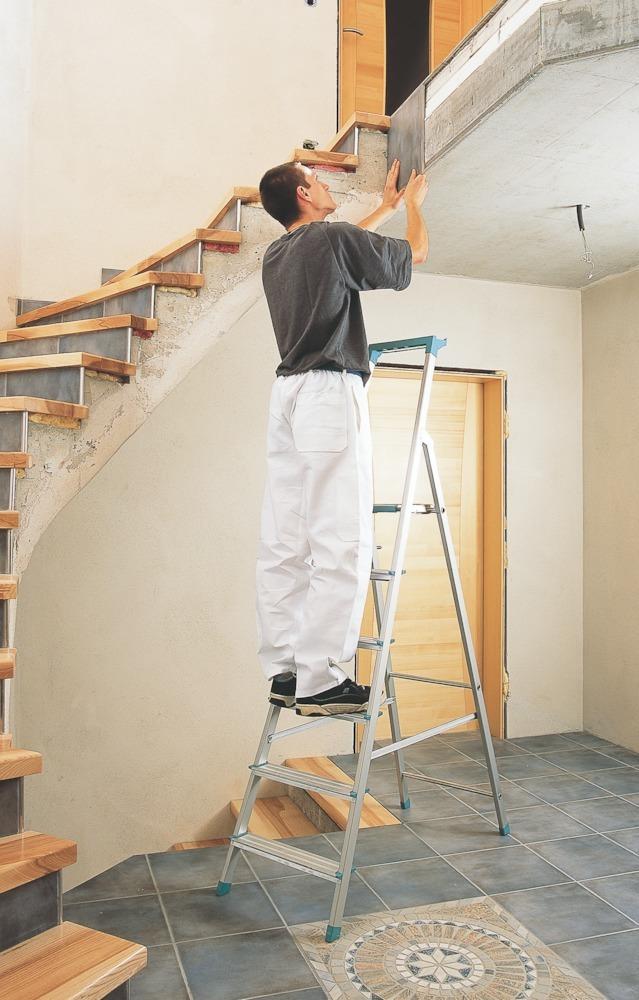 Produktbild ZARGES Stufen-Stehleiter m B u A5 Stufen STRECKE