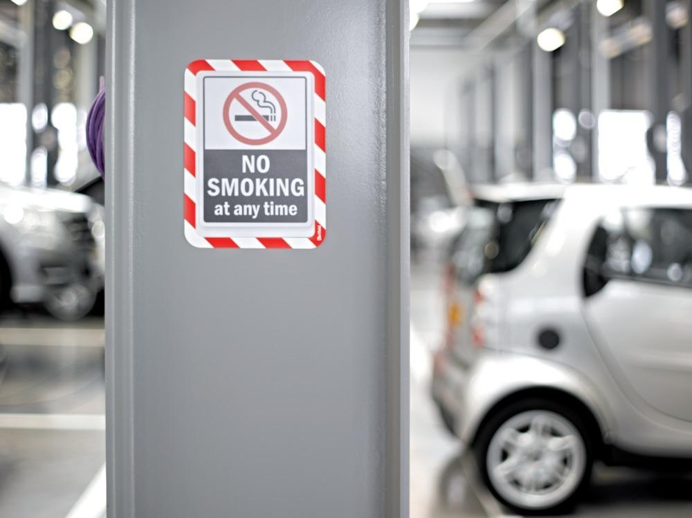 Produktbild Tarifold Sichttafel selbstklebend DIN A 4 rot weiß