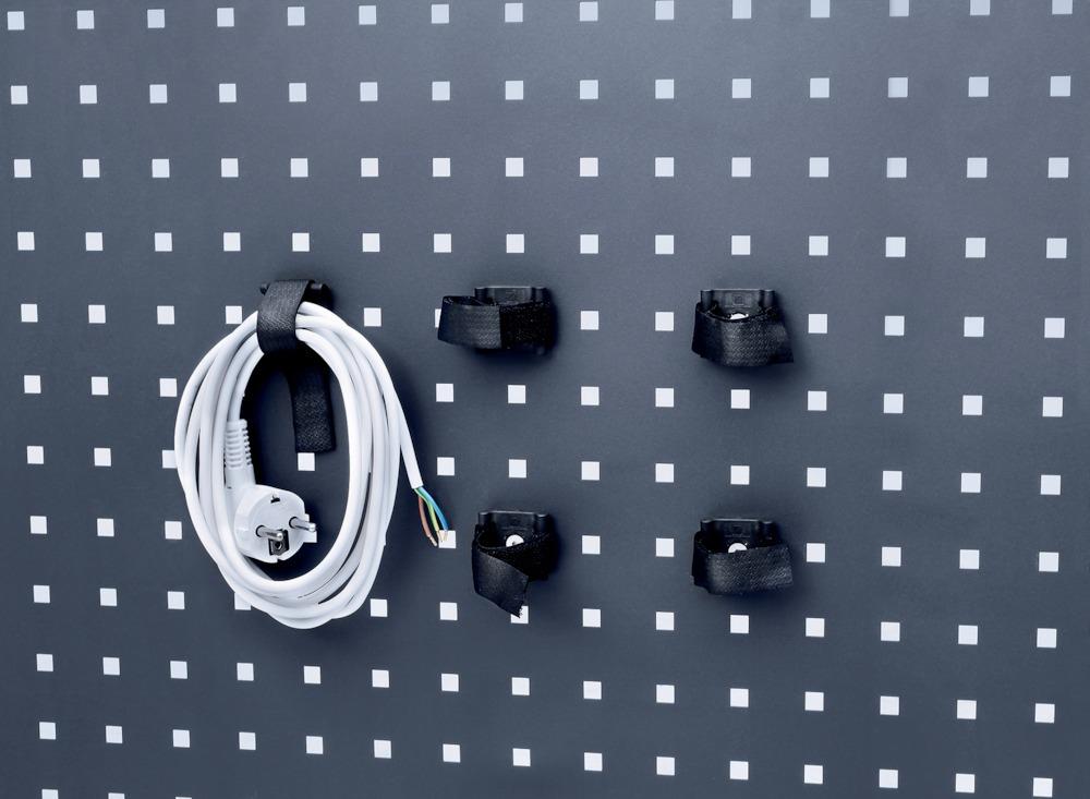 Produktbild Bott Betriebseinrichtung Fixhalter Perfo mit Klettband Pack a 5 Stück